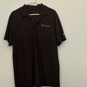 Cisco Meraki Black Nike Polo
